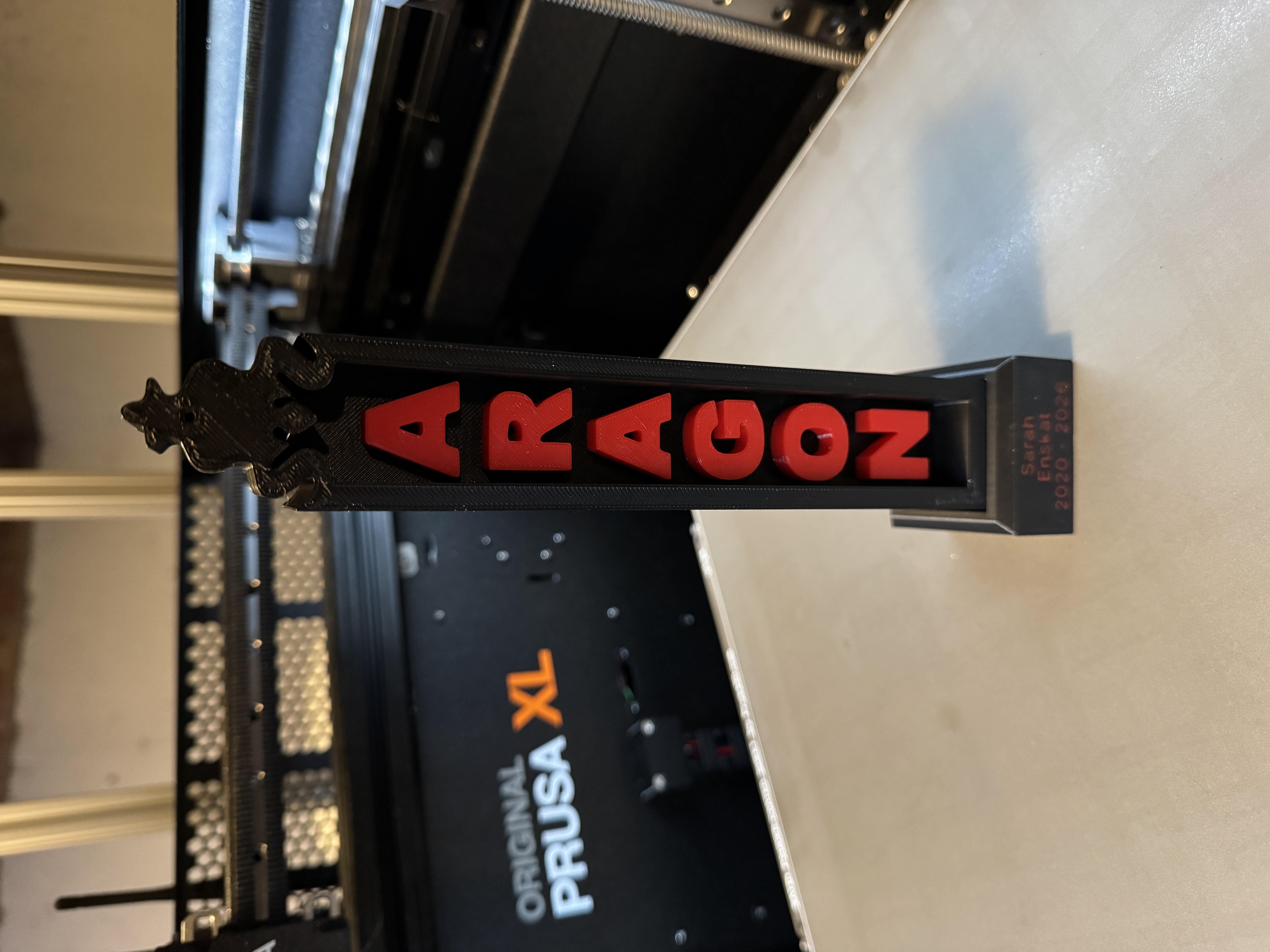 Custom 3D print of the Aragon Ballroom sign